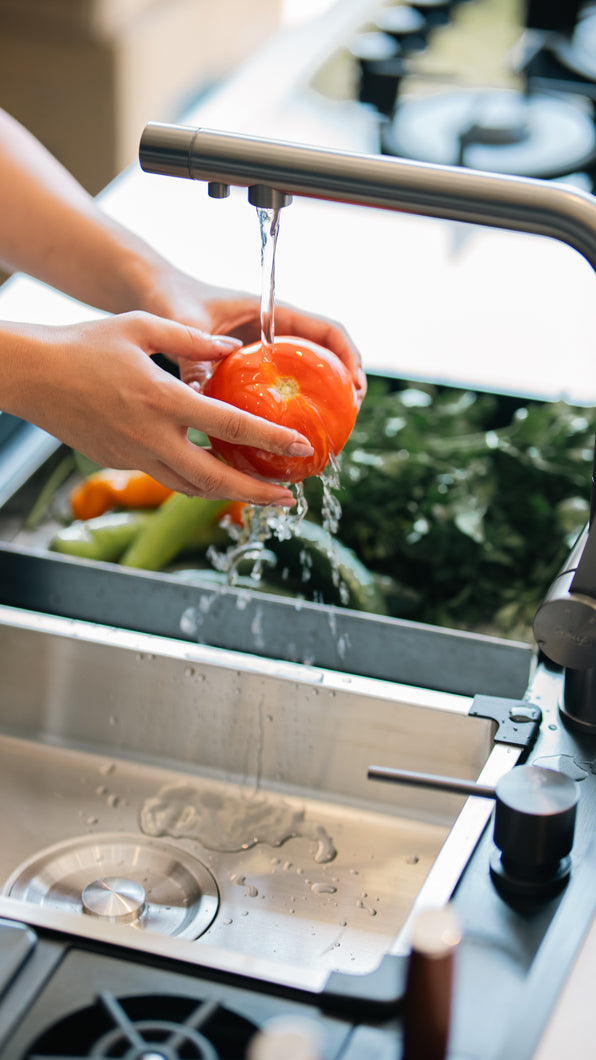 Crauf Lusso Station Pure Kitchen Sink Faucet 4040 Su Akışı Kullanım Detayı