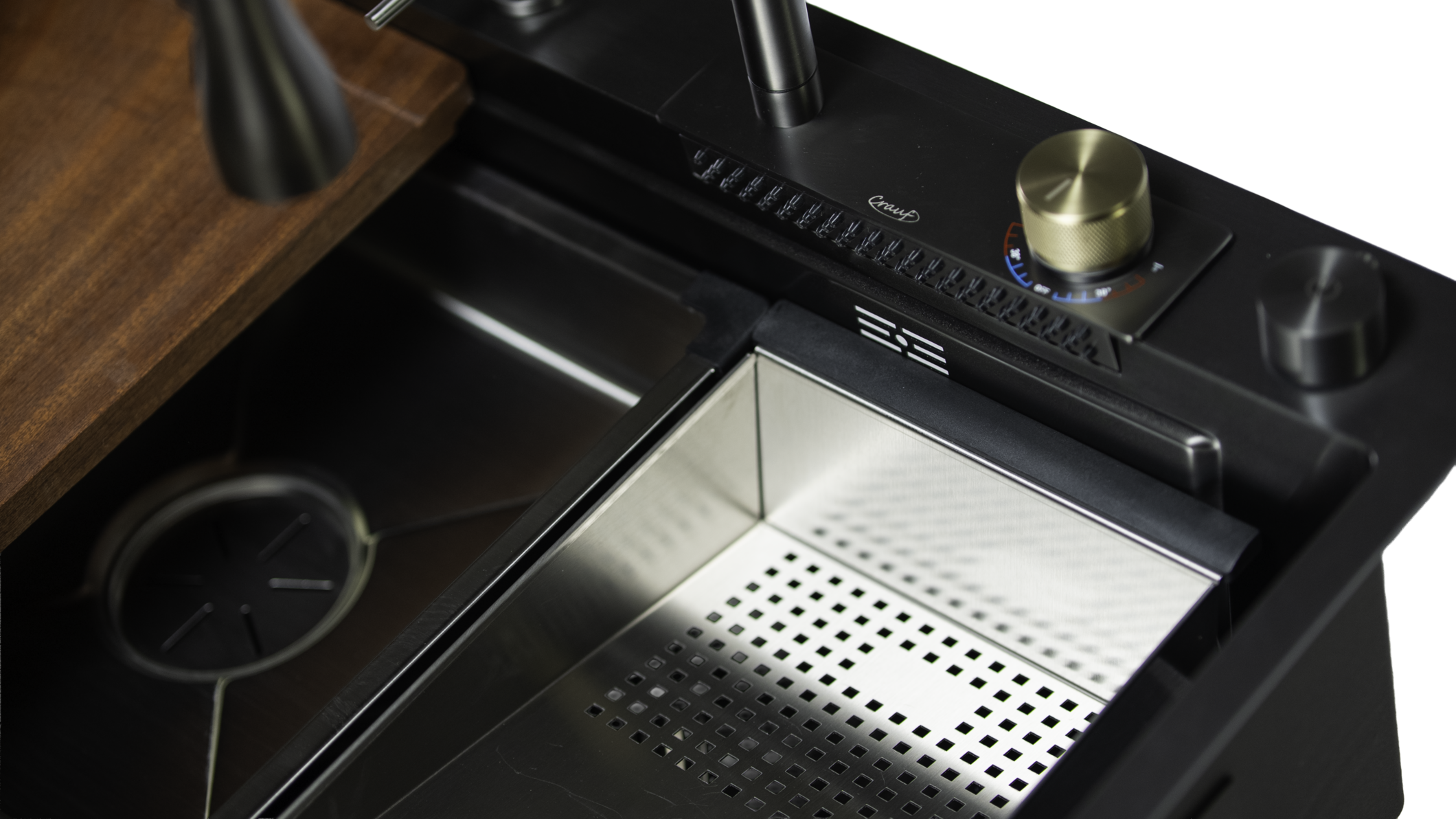 Crauf Dolce Vita Pro Kitchen Sink 75cm 6375 Süzgeç Detay Görseli