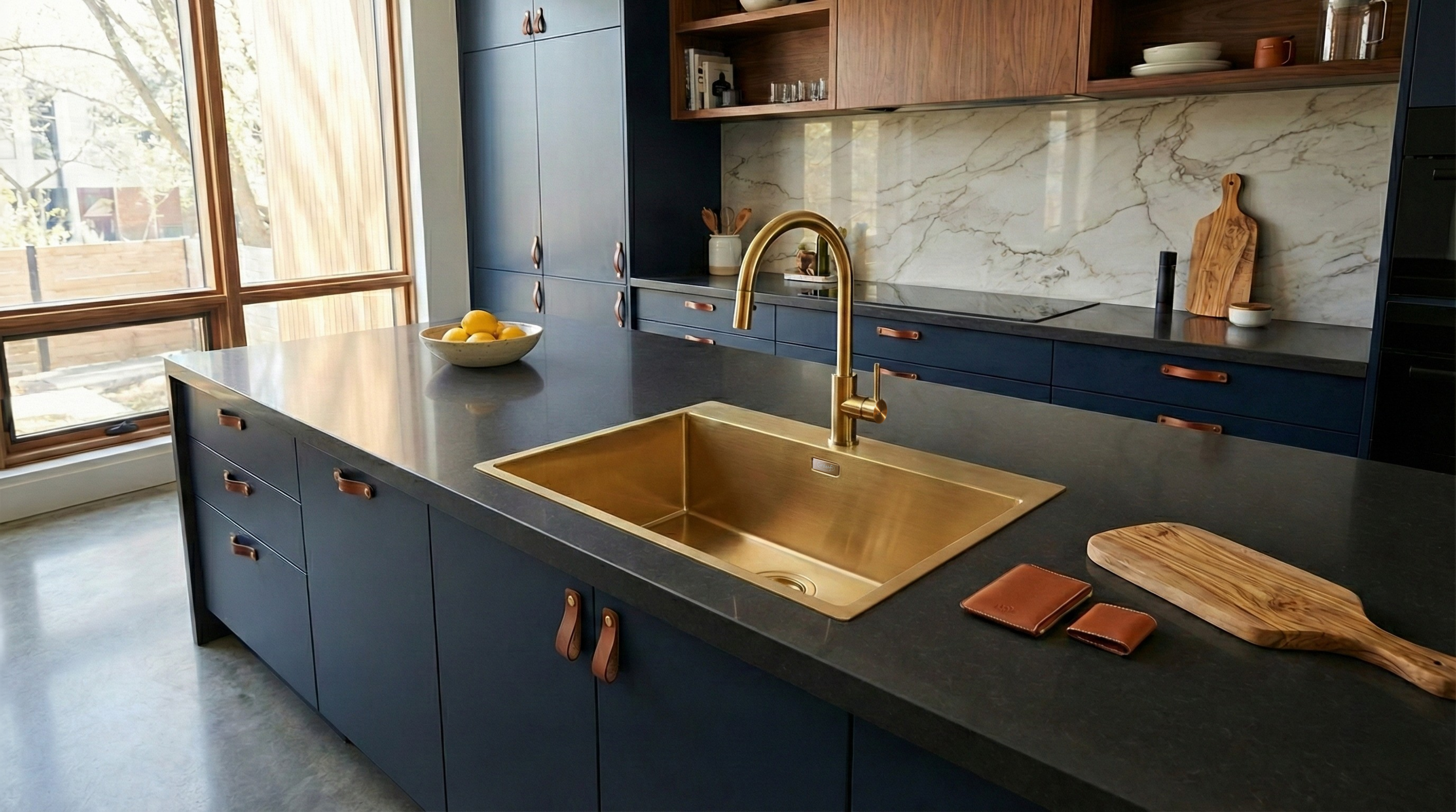 En Kullanışlı Evye Hangisi? Crauf Poli 6301 Altın Renkli PVD Mutfak Evyesi