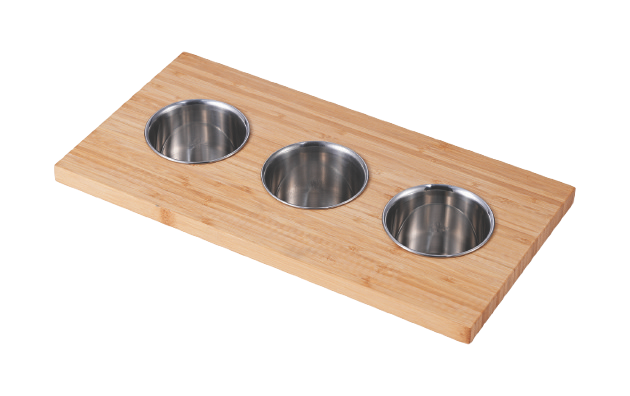 Crauf Triple Garnish Set 4975 3'lü Kase 435x220mm Evye Aksesuarı