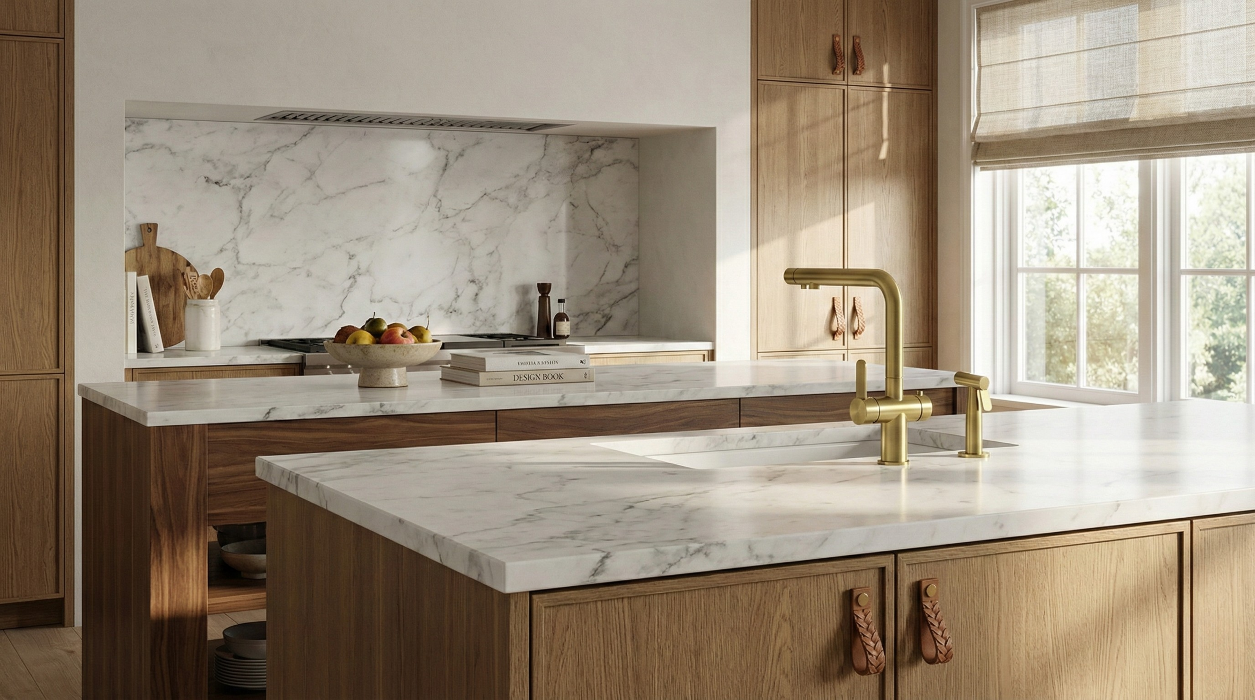 Crauf Lusso Station Pure Kitchen Sink Faucet 4040 Mutfak İçi Lifestyle Görseli